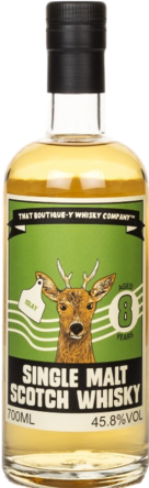 Boutique-y 8 Year Old Single Malt Scotch Whisky Bottle