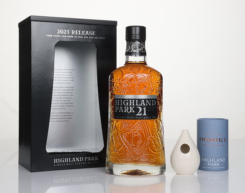 A bottle of Highland Park 21 Year Old (2023 Release)