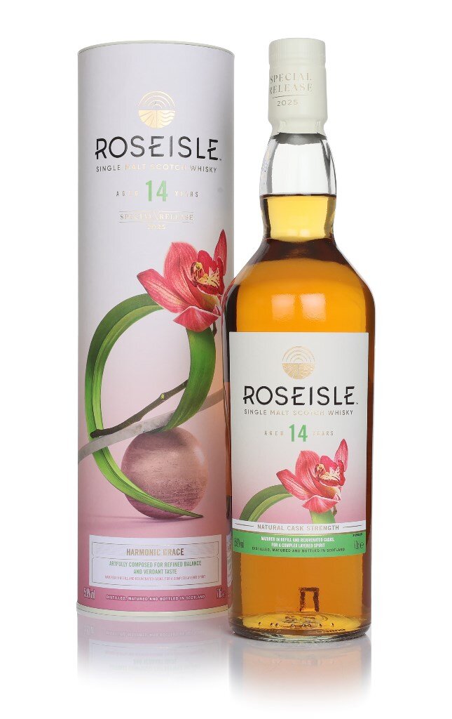 A bottle of Roseisle 14 Year Old Diageo Special Release 2025