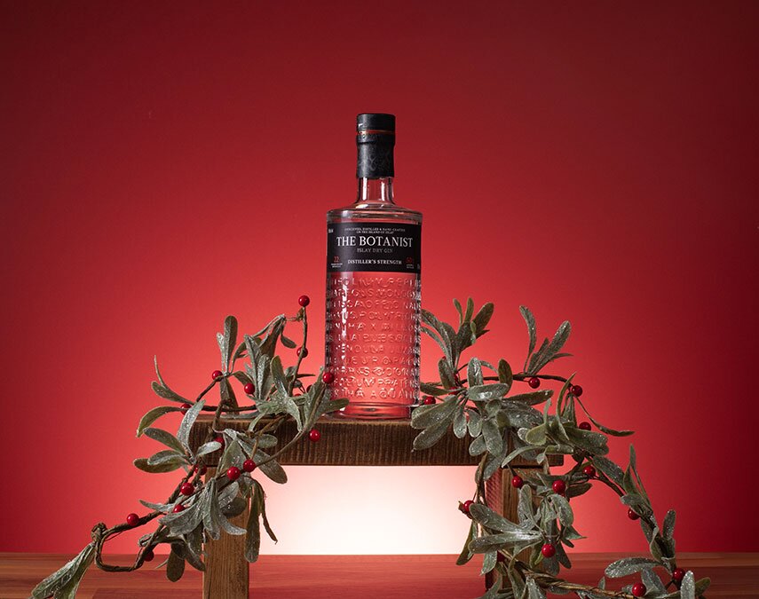 A bottle of The Botanist Distiller's Strength