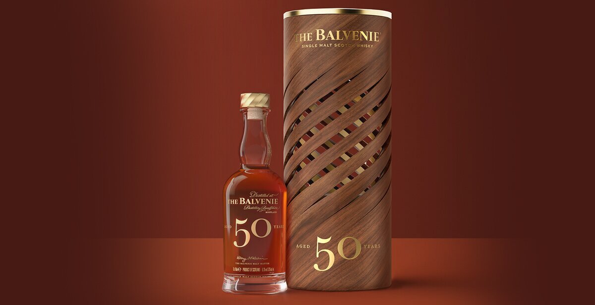 The Balvenie 50 year old bottle