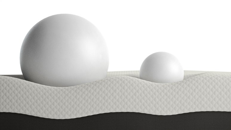 Person shaped indentation on mattress