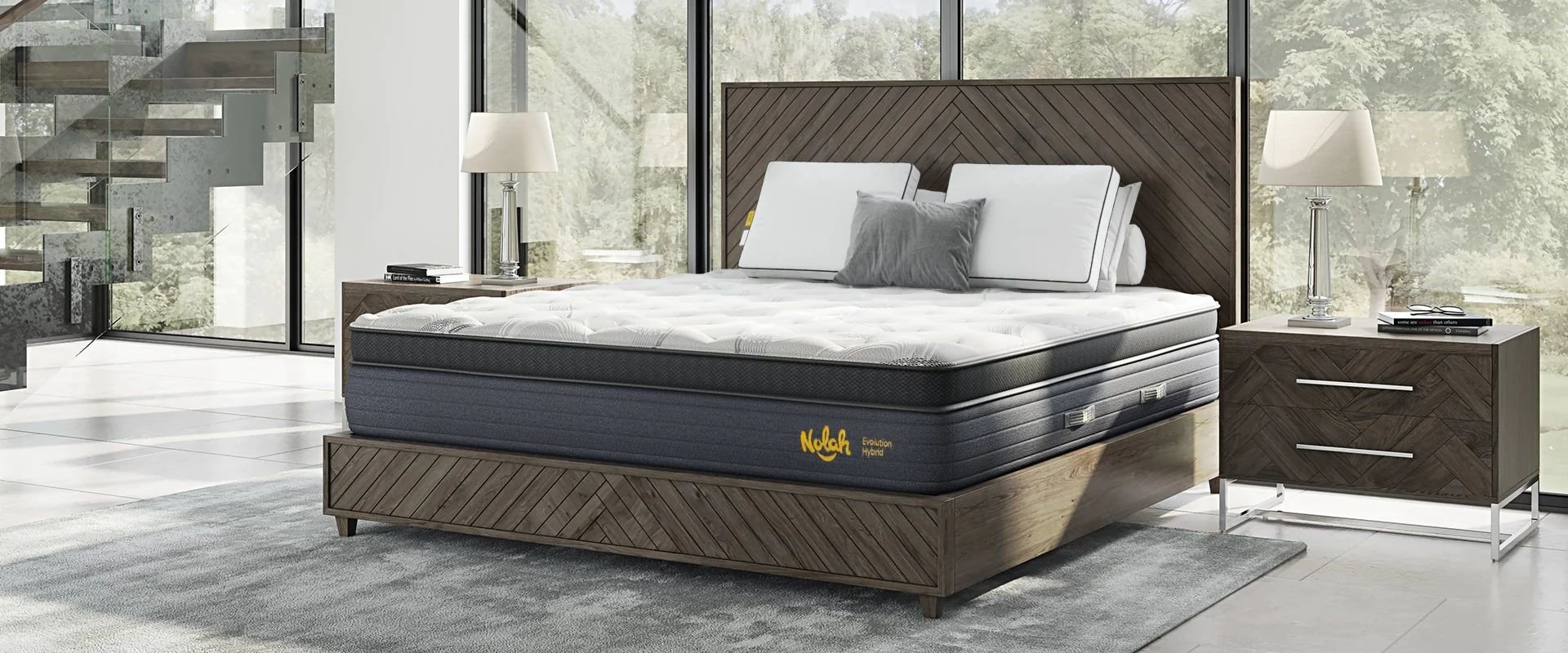 Bedroom with Nolah Evolution mattress