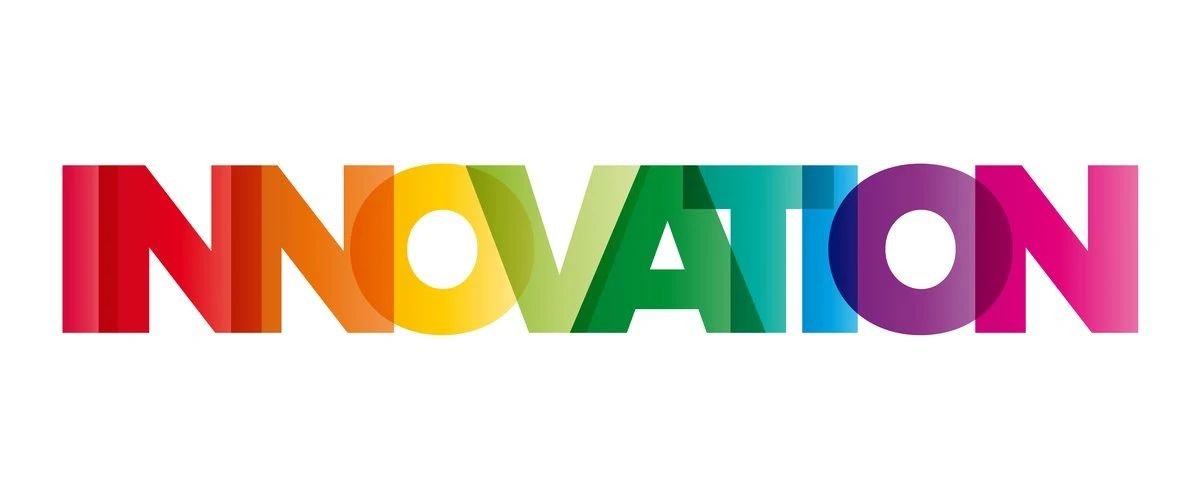 Graphic of the word innovation