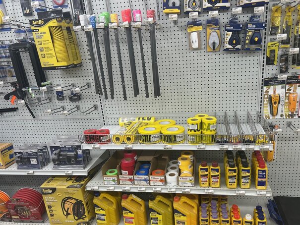 garden tool display
