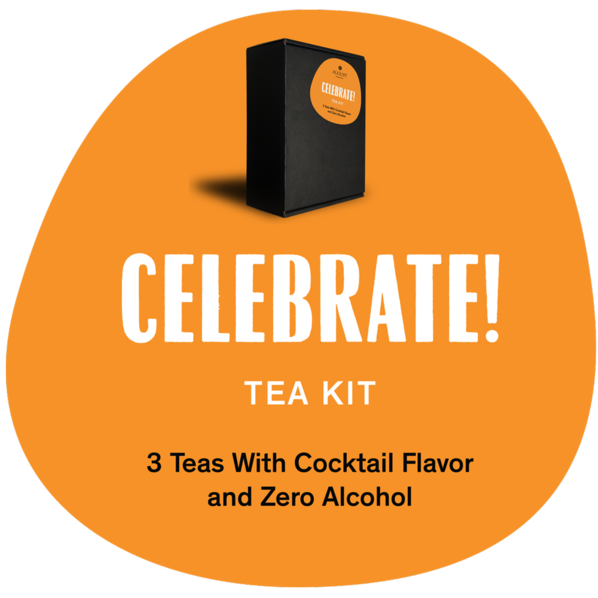 Celebrate Tea Kit - 3 teas with cocktail flavor and zero alcohol