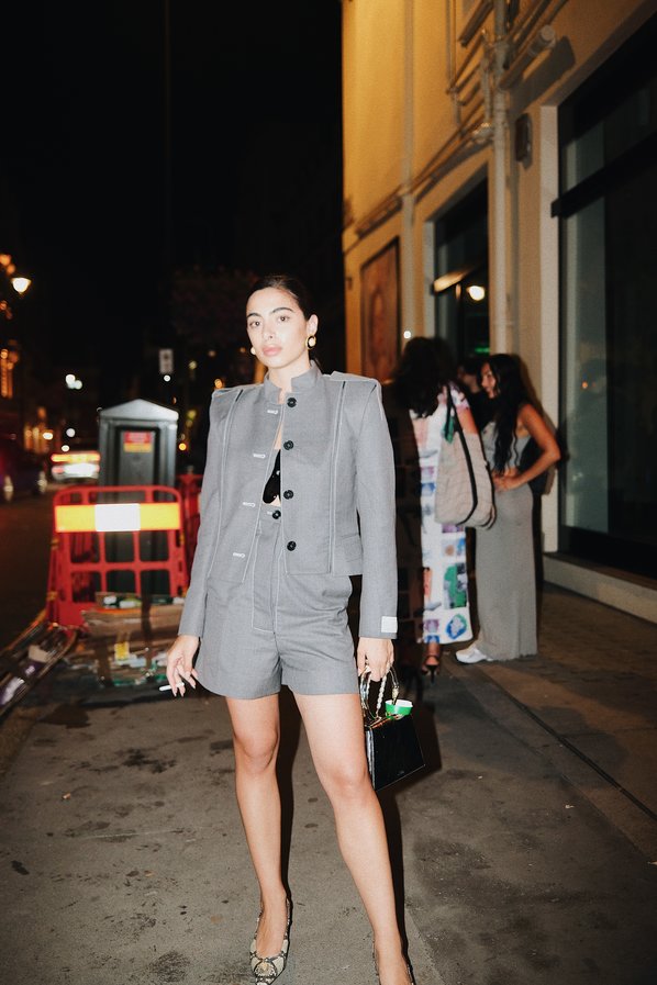Guest at the Niood x Cult Mia London Fashion Week party.