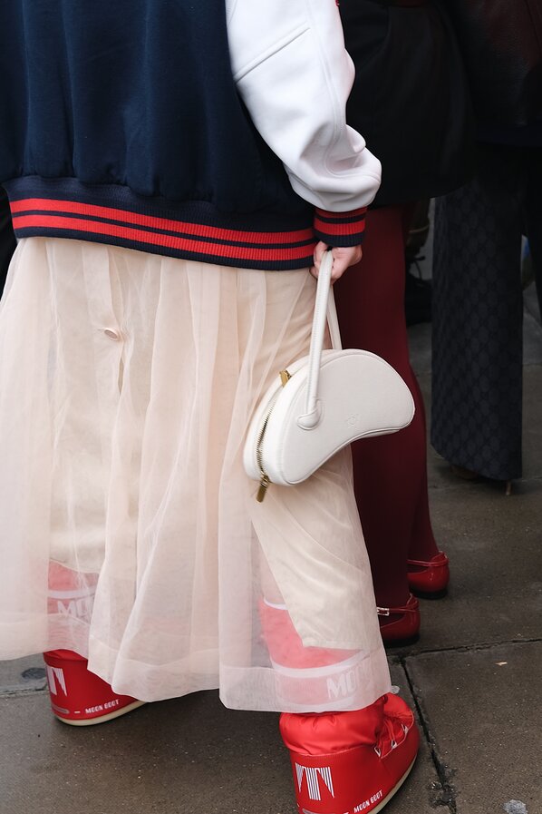 Jasmine Jobson attending the Chet Lo Spring/Summer London Fashion Week show.