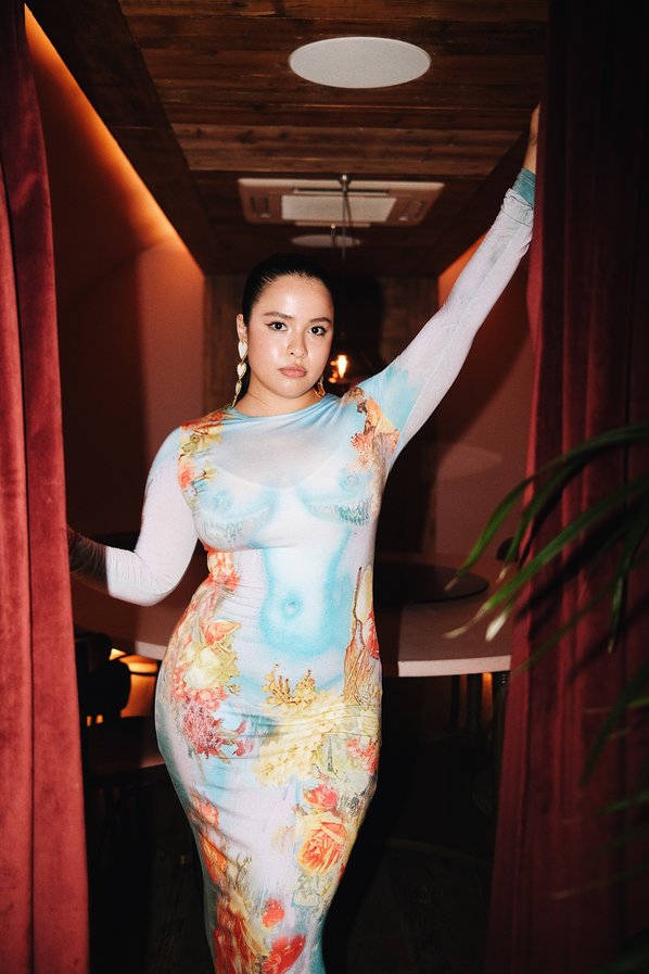 Paola Roco at the Niood x Cult Mia London Fashion Week party.