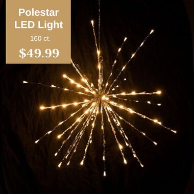 Polestar Flashing LED Decoration