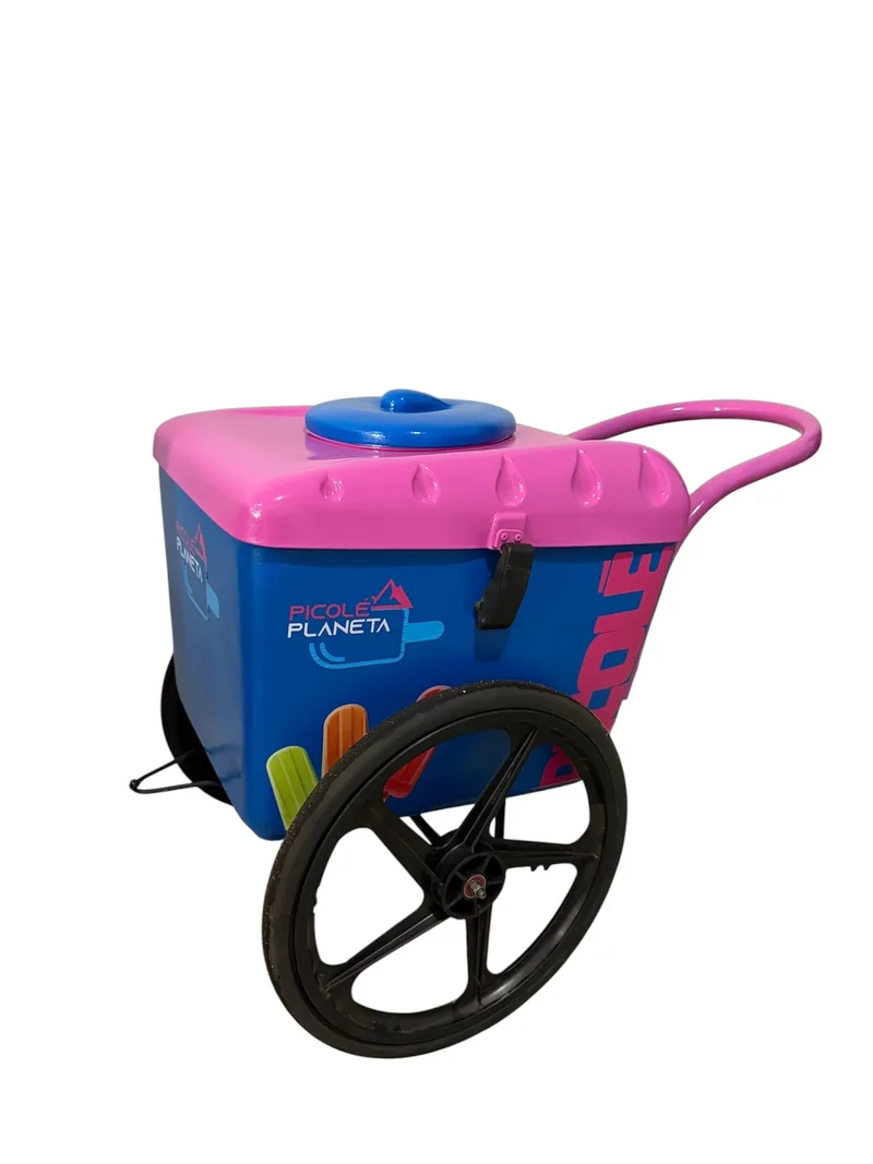 Carrinho móvel personalizado da Picolé Planeta