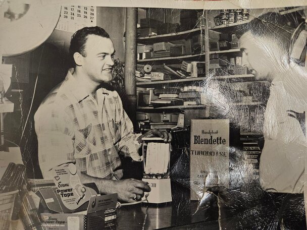 old picture of store