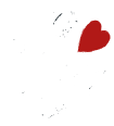 White paw print