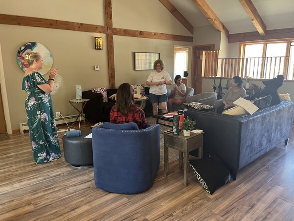 Amy Schneider teaching Silva Life & Intuition