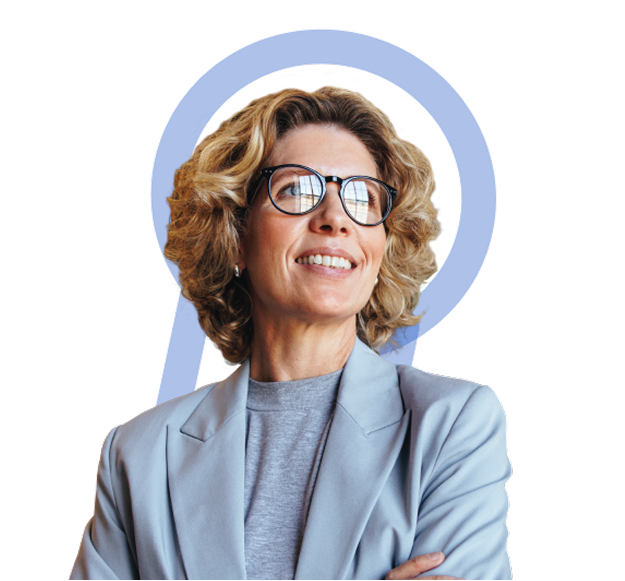 Woman smiling