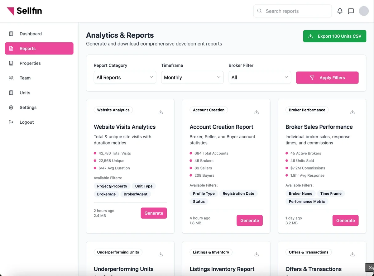 AI reporting preview