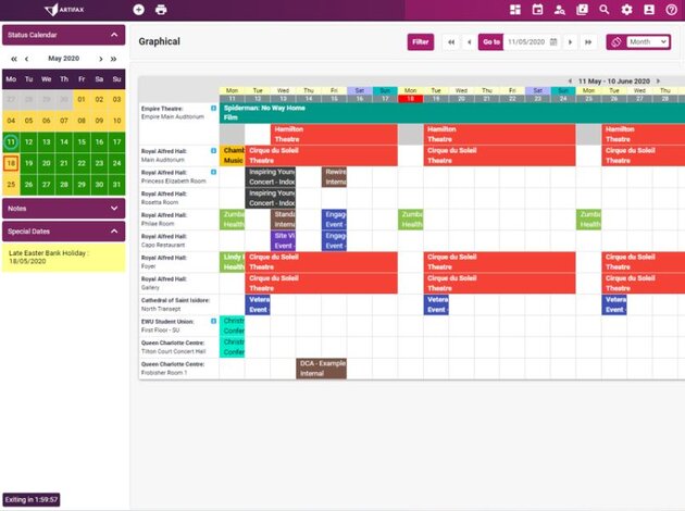 Artifax Event application screenshot