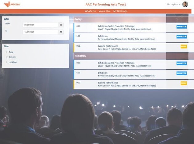 Artifax Agora application screenshot