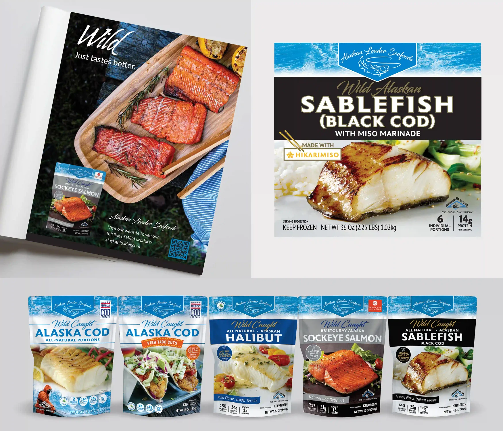 Sable fish and other Alaskan Leader packages