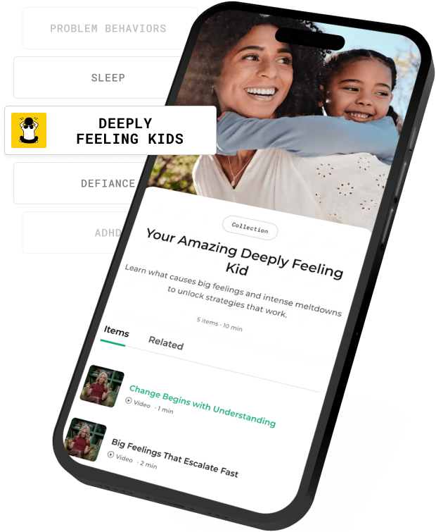 Good Inside app previewing the Problem Behaviors program on a phone