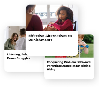 Images showing Good Inside workshops for effective alternatives to punishments