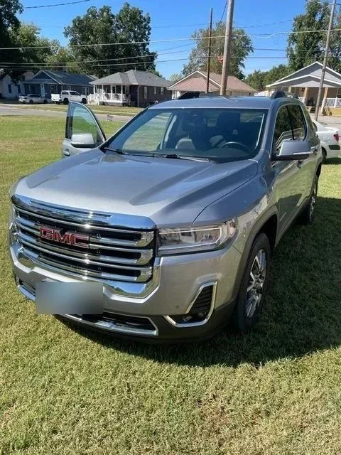 Freshly detailed GMC SUV shown from the front