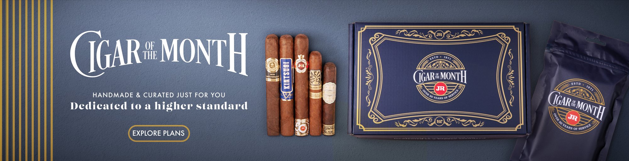 image of cigar of the month box and pack