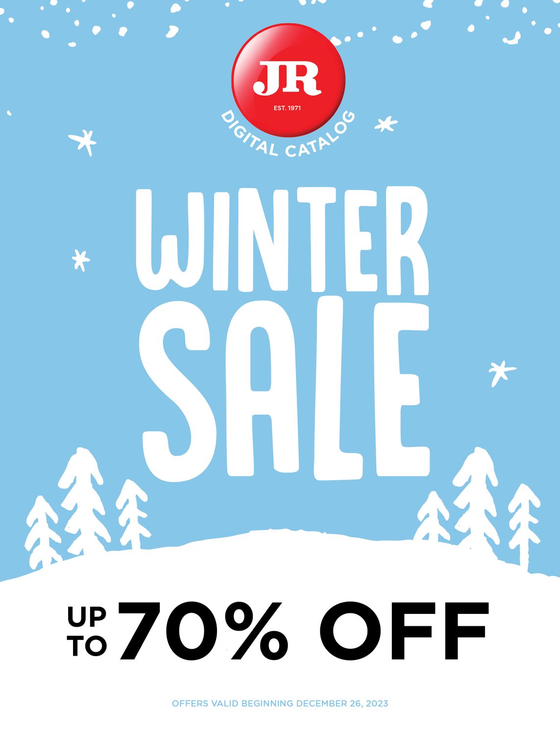 cover image of JR winter sale catalog