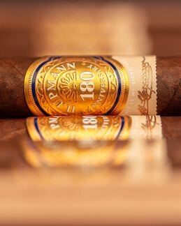 h. upmann 180 anniversary cigar laying on side