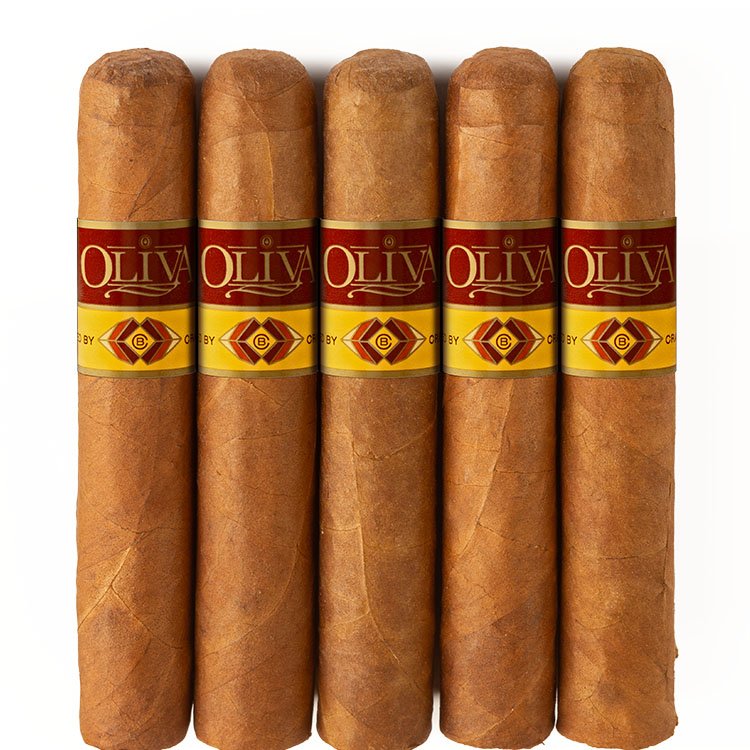 5 pack of crafted by Oliva toro cigars