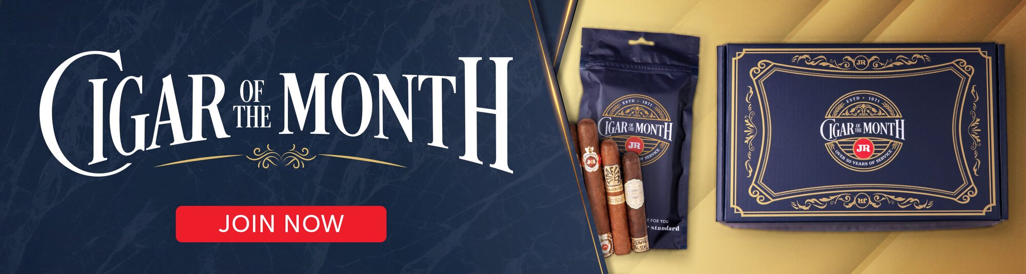 JR Cigar of The Month Banner