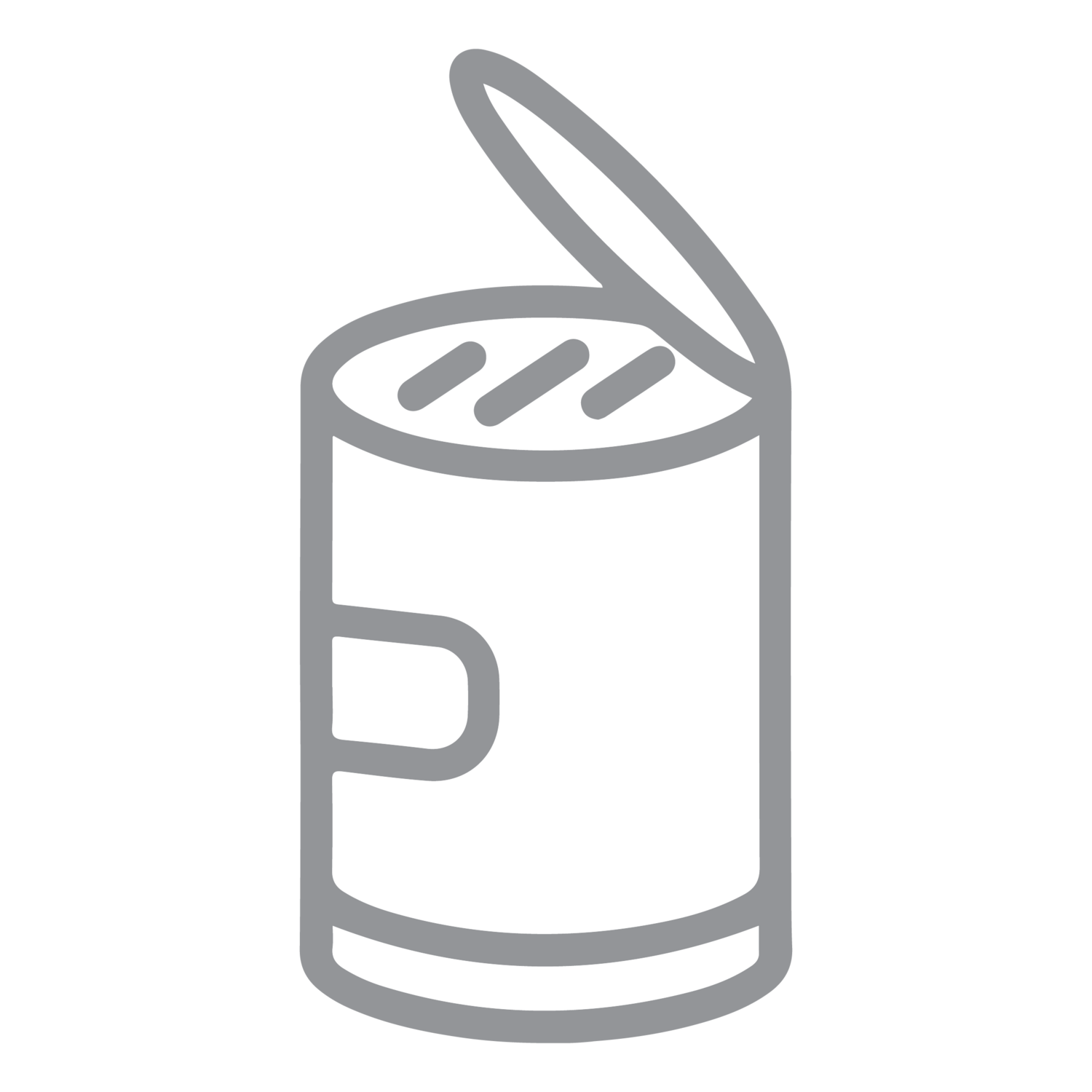 vector of canned food