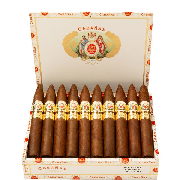 box of cabanas torpedo cigars