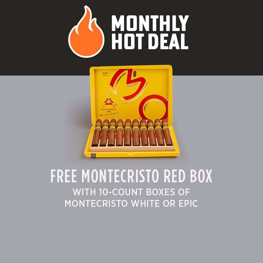 Montecristo White 10ct & Epic - Free Box Montecristo Red