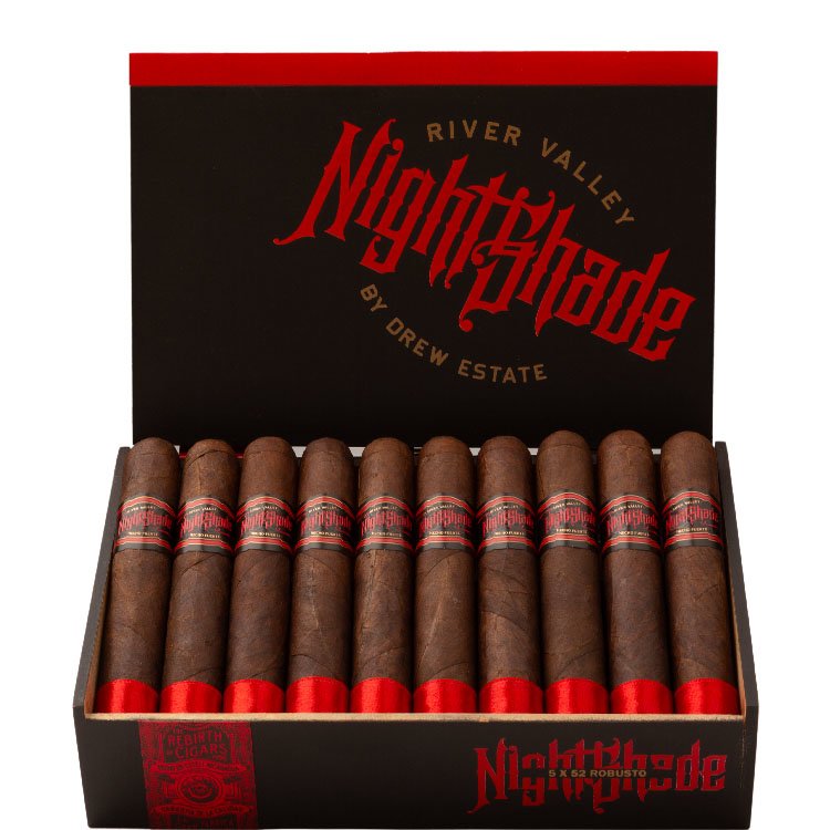 box of nightshade robusto cigars