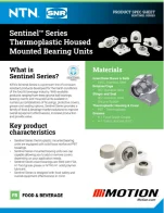 Hoja de especificaciones del producto de la serie NTN Sentinel™