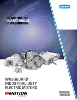 Motores eléctricos de servicio industrial Leeson Washguard®