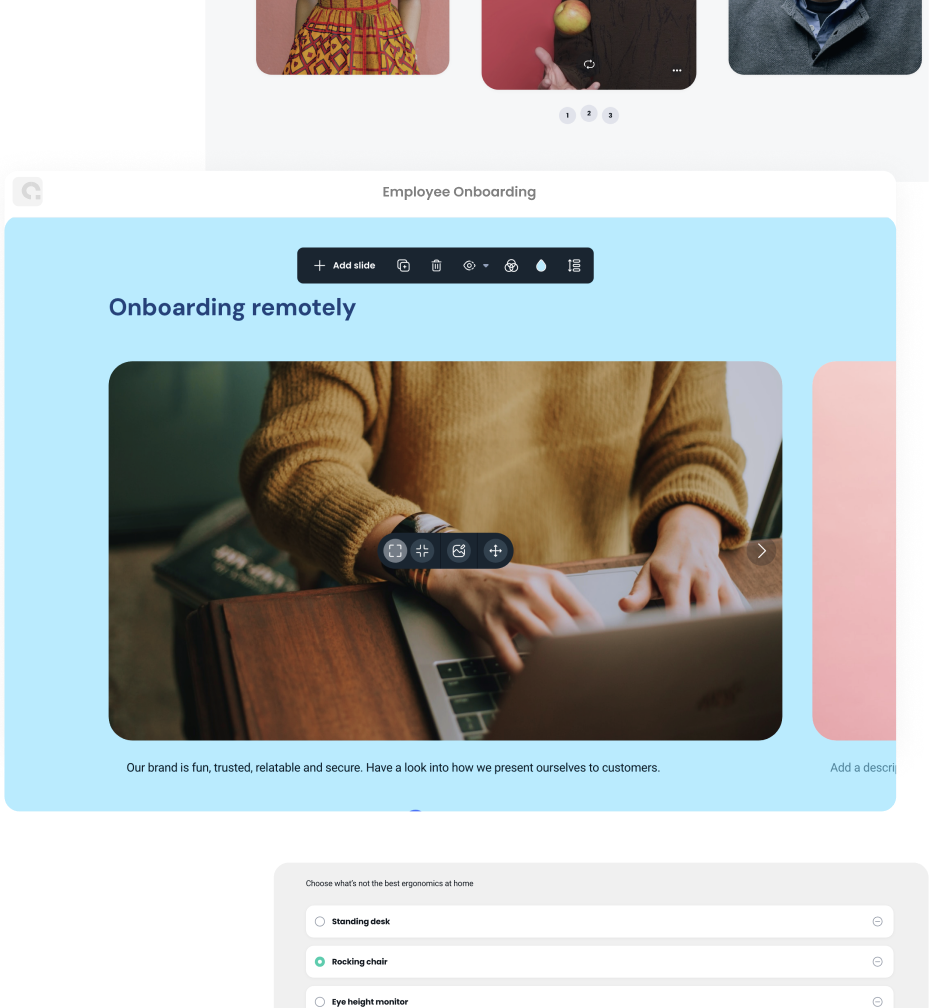 Image of Coassemble's course building platform