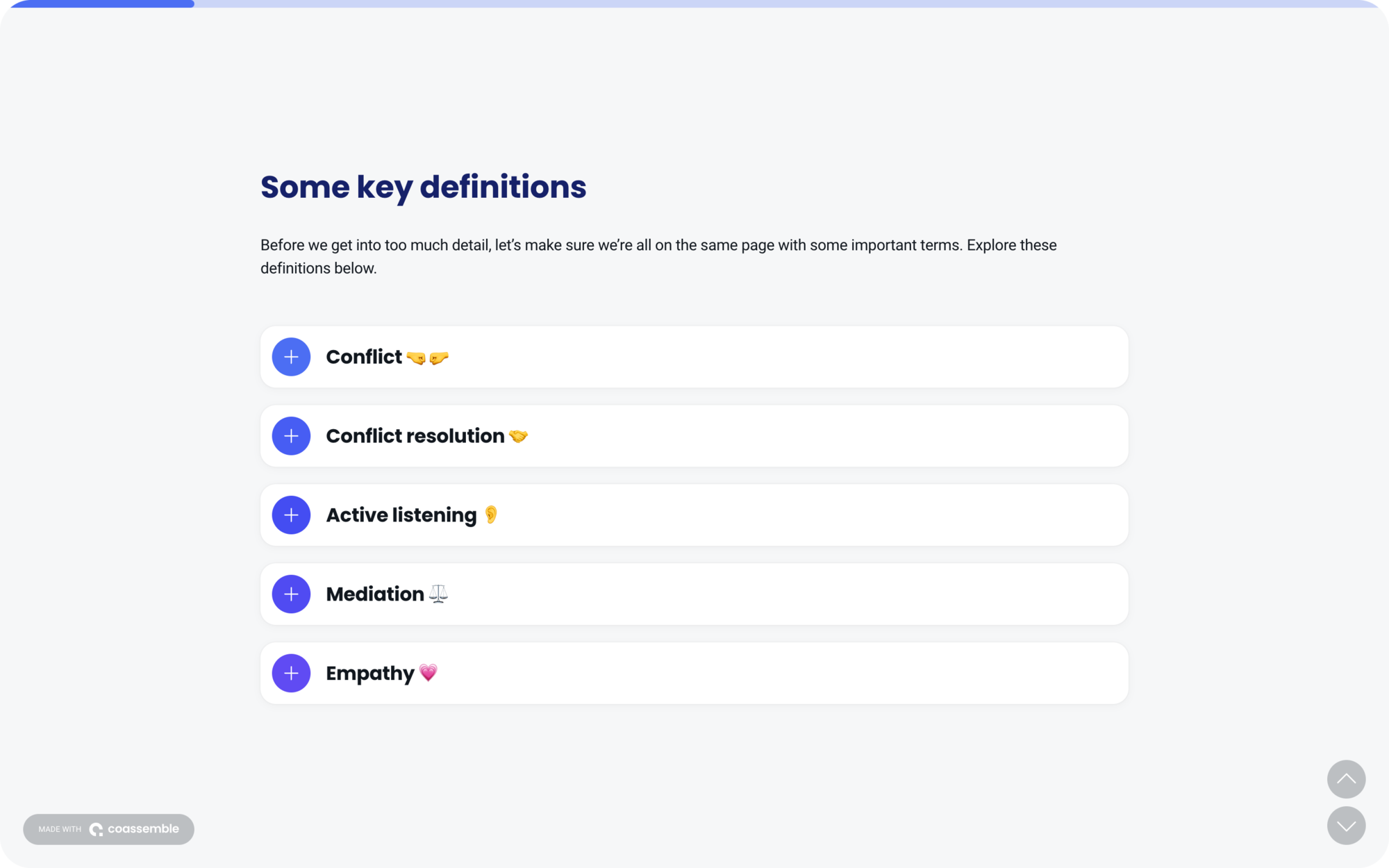 Conflict Resolution Training