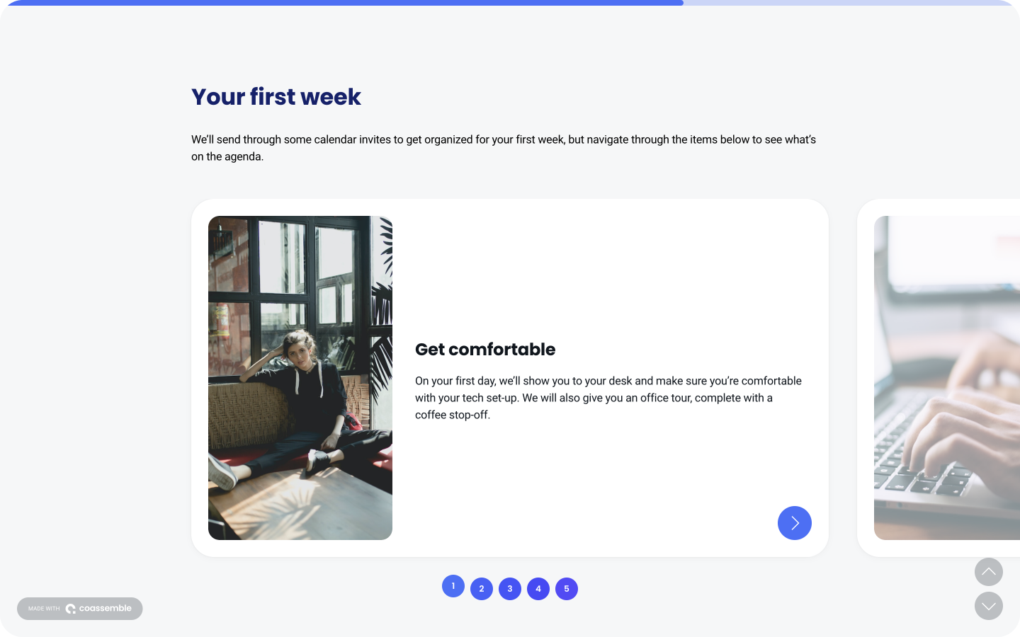 Intern onboarding template