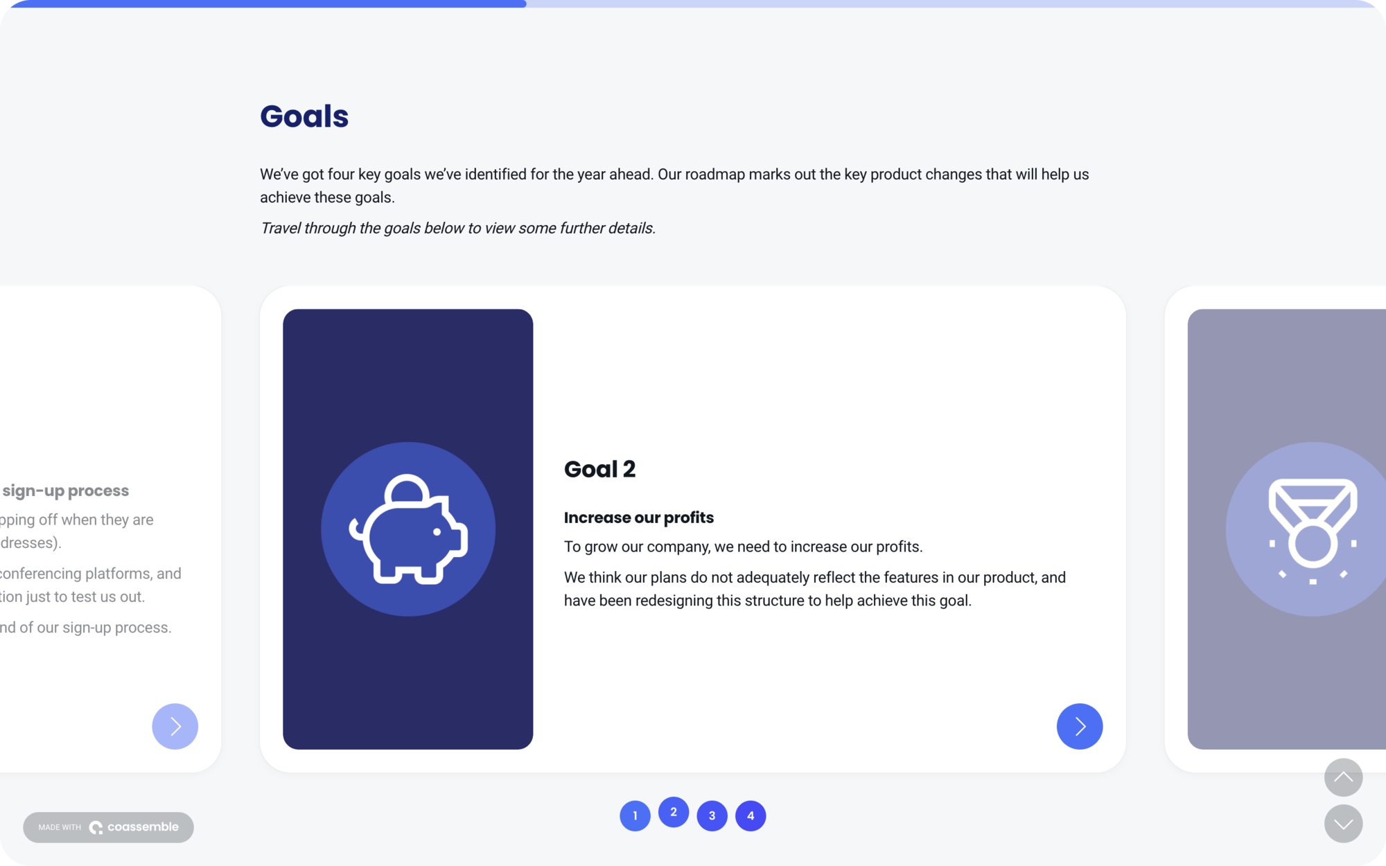Product roadmap template