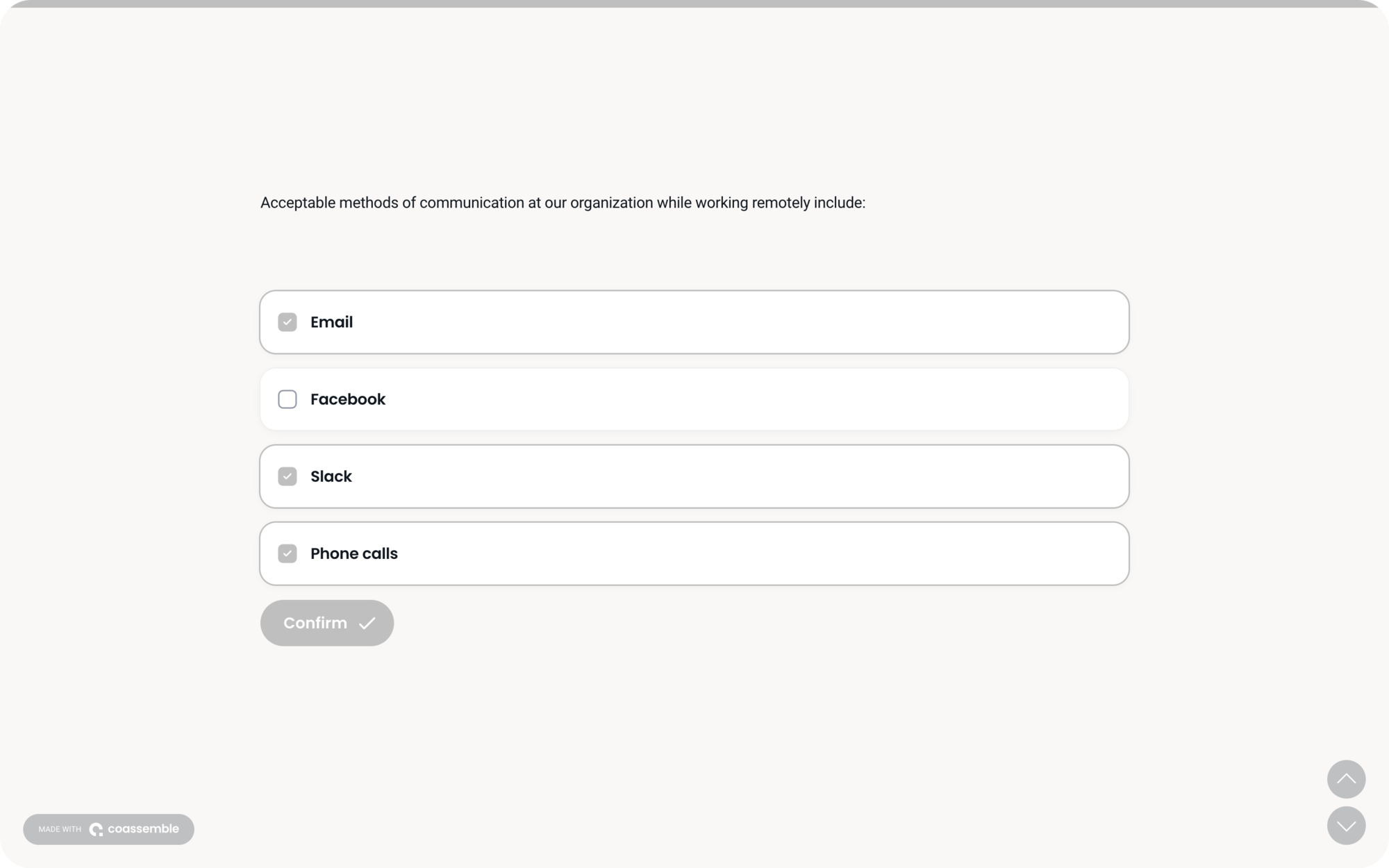 Remote work policy template
