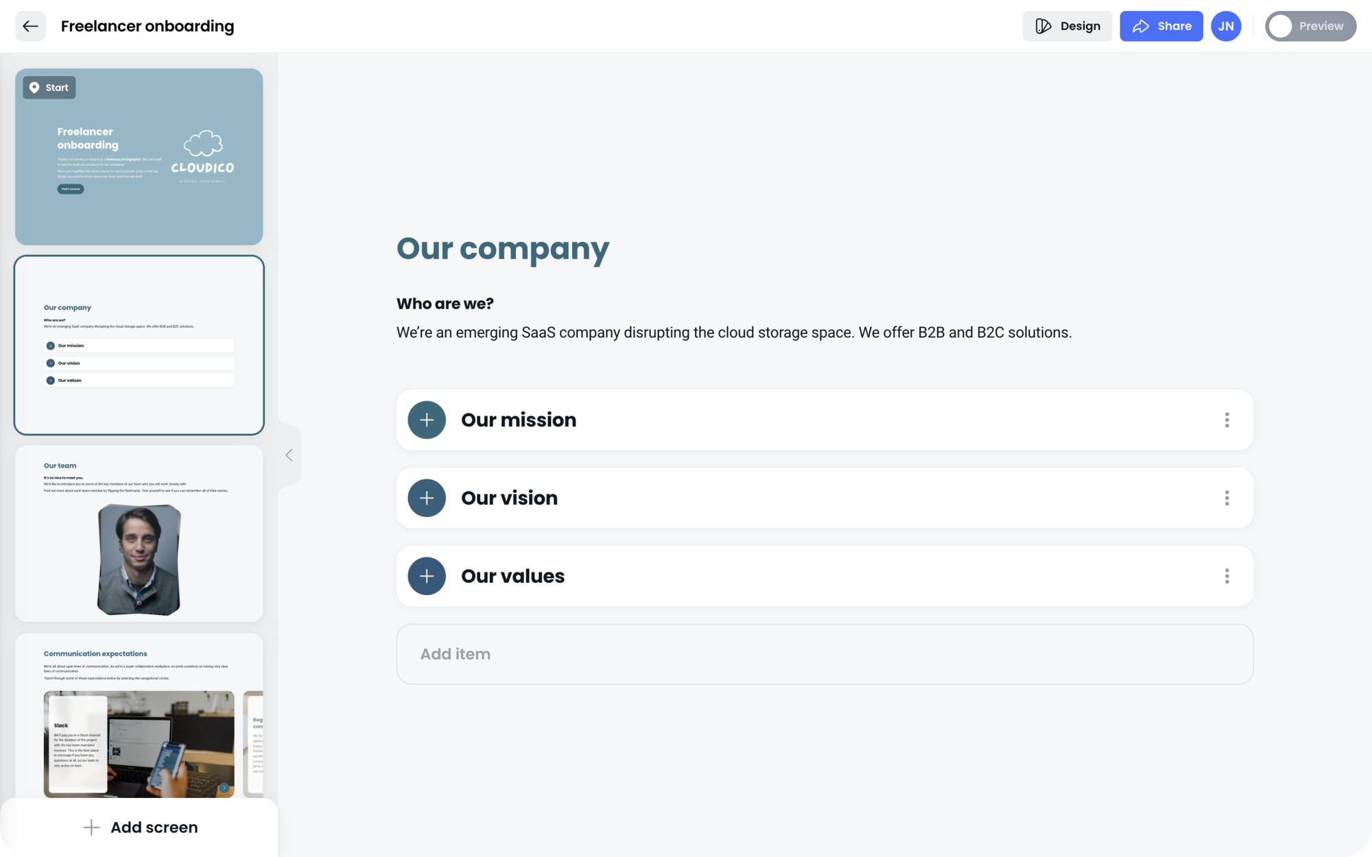 Freelancer onboarding checklist