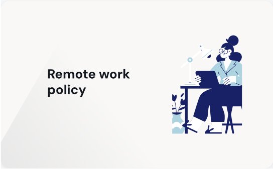 Remote work policy