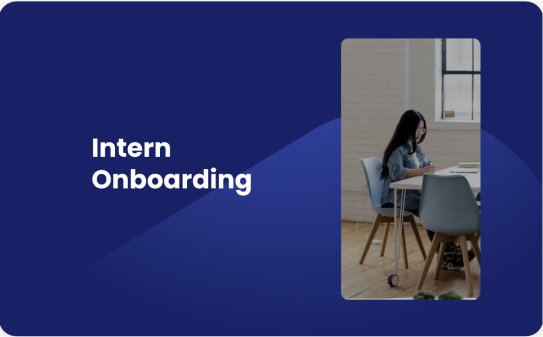 Intern onboarding