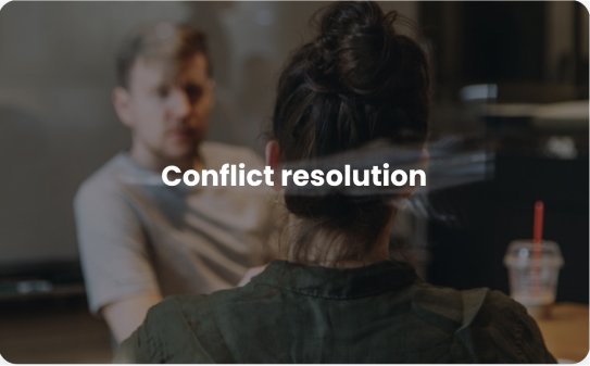 Conflict resolution training 
