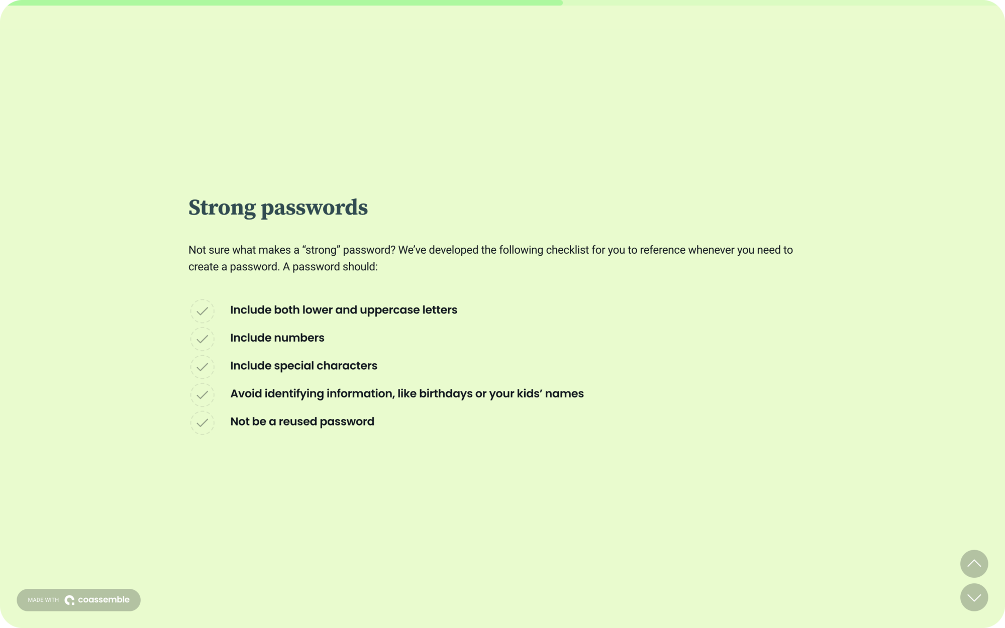 Data security training