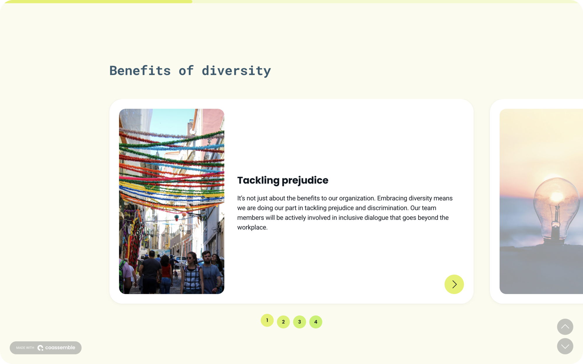 Diversity and inclusion training