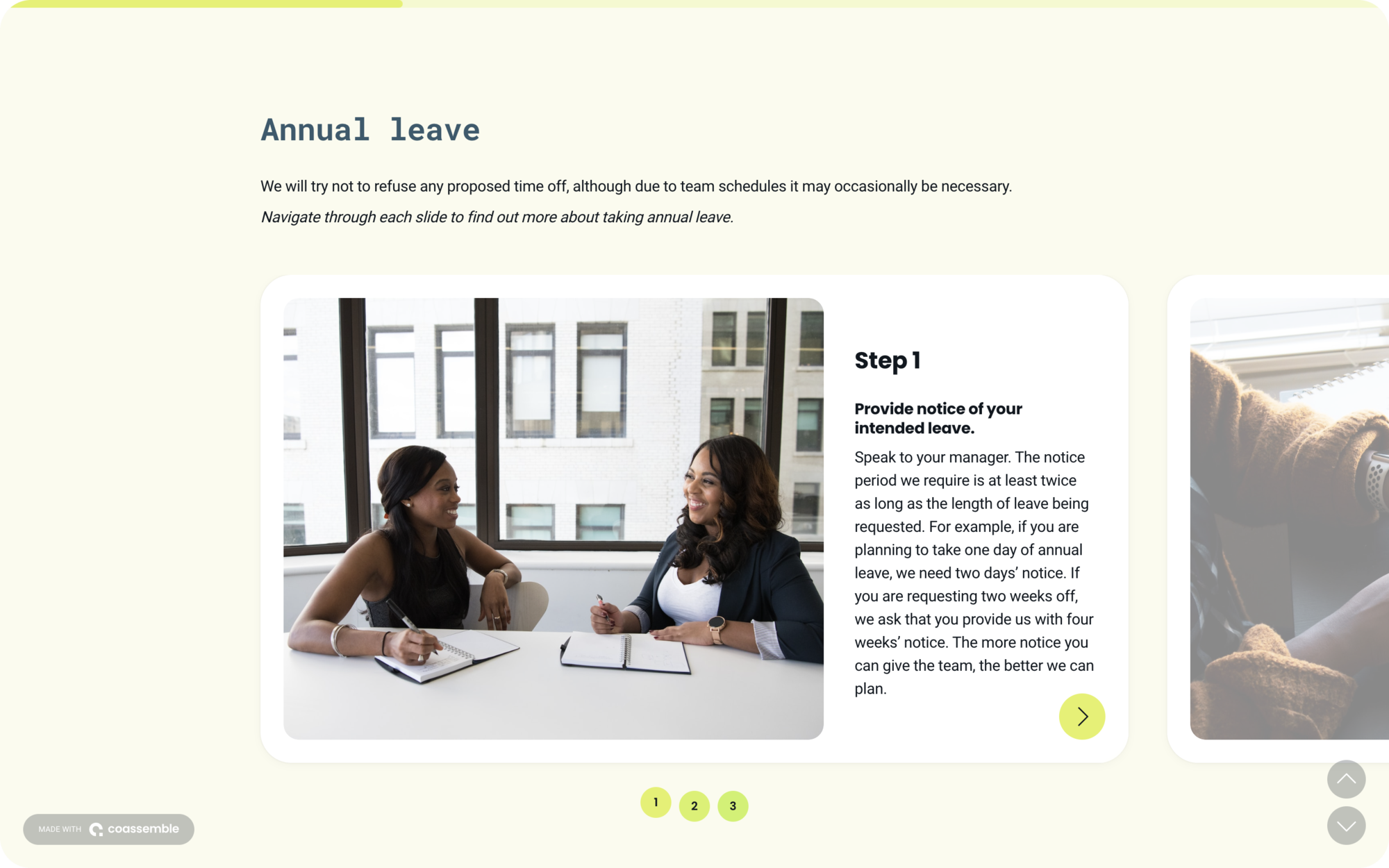 Leave policy template