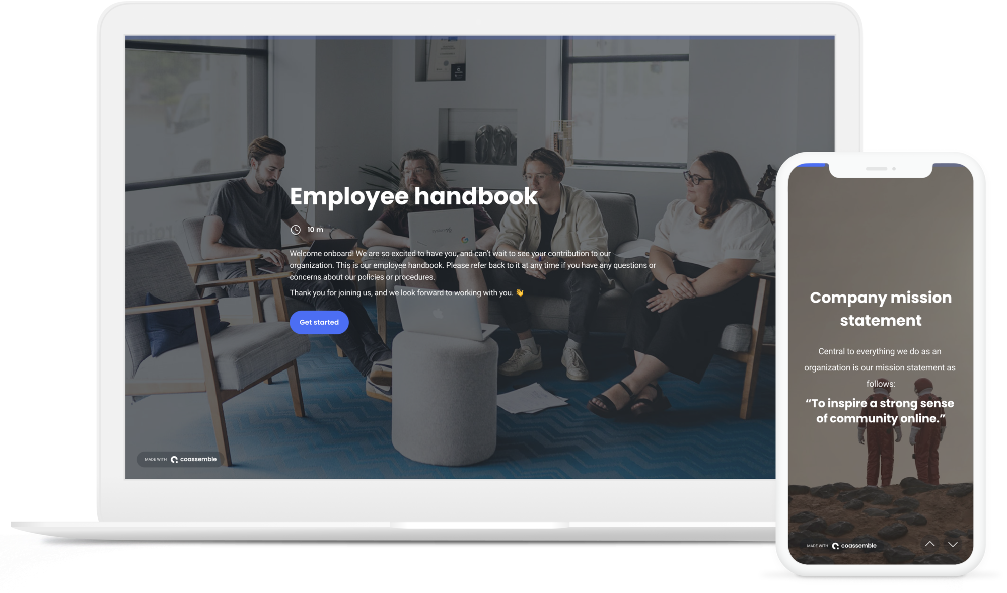 Employee handbook template